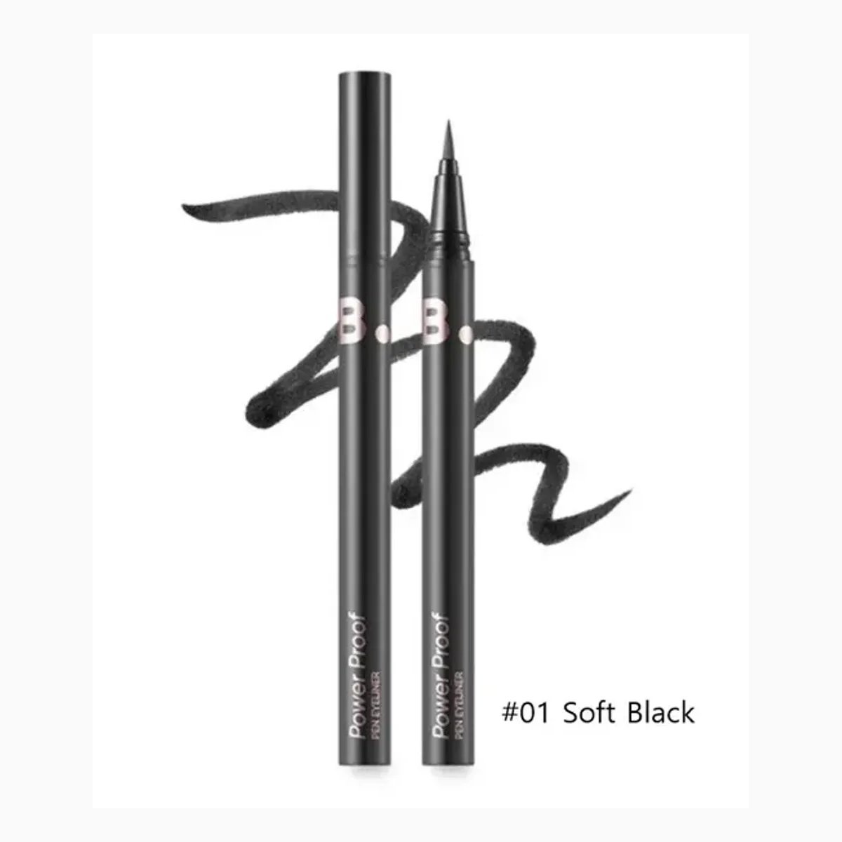 B. by BANILA Power Proof Pen Eyeliner-01 Soft Black-0.4G