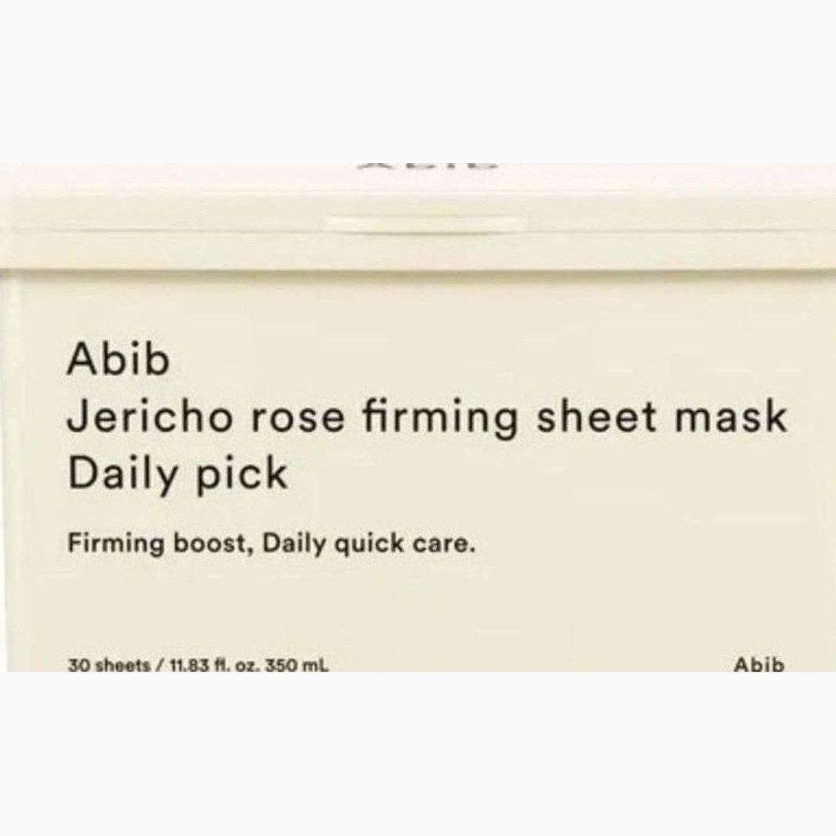 Abib Jericho rose firming sheet mask
Daily pick