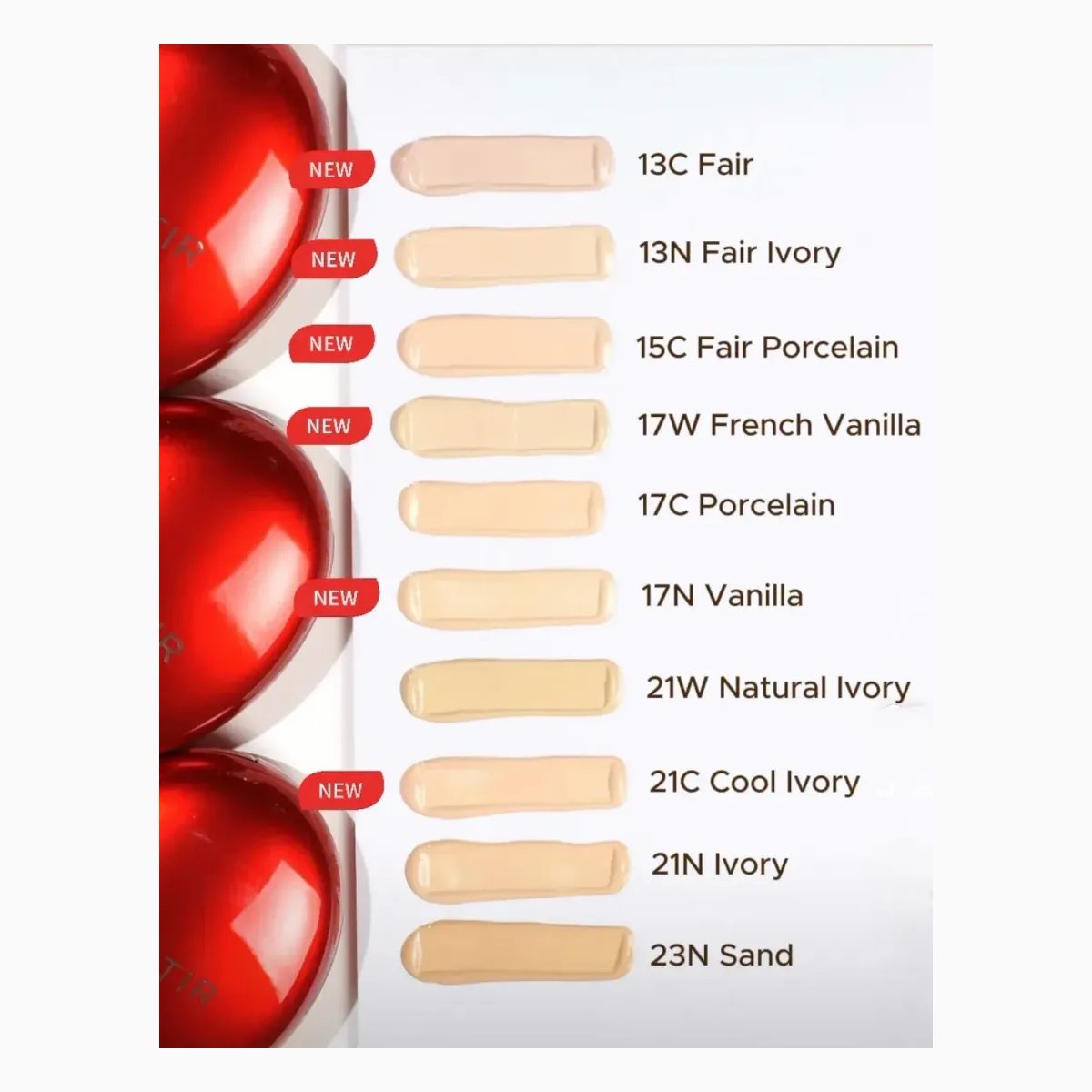 MASK FIT RUBY MESH CUSHION_MINI 21C COOL IVORY