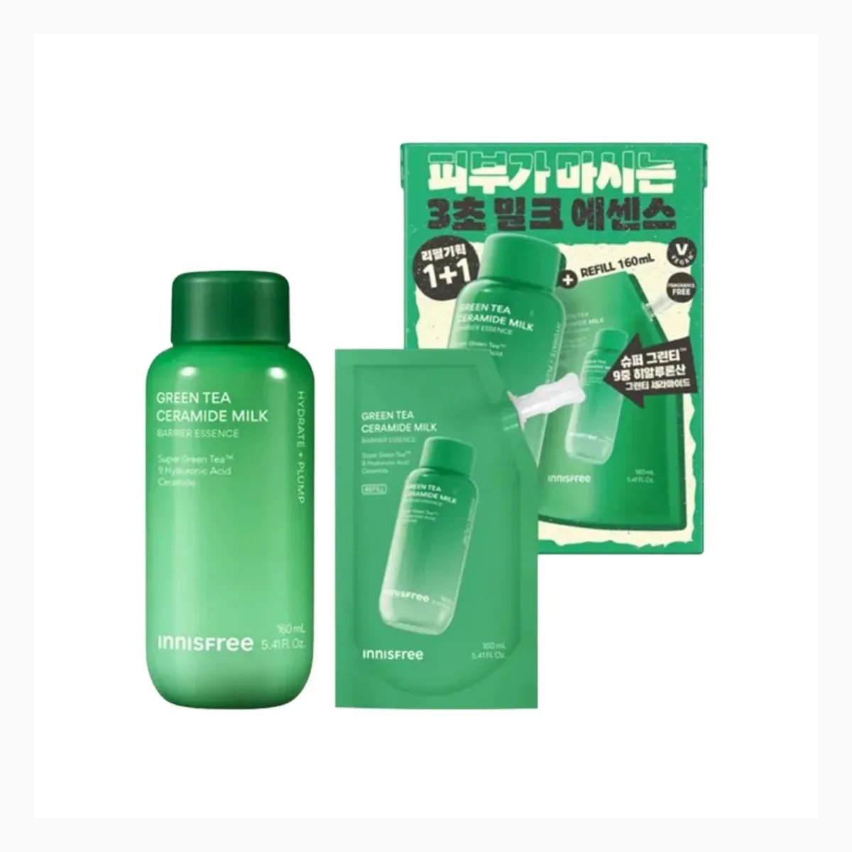 IF. Green Tea Milk Duo Set 160+Refill160