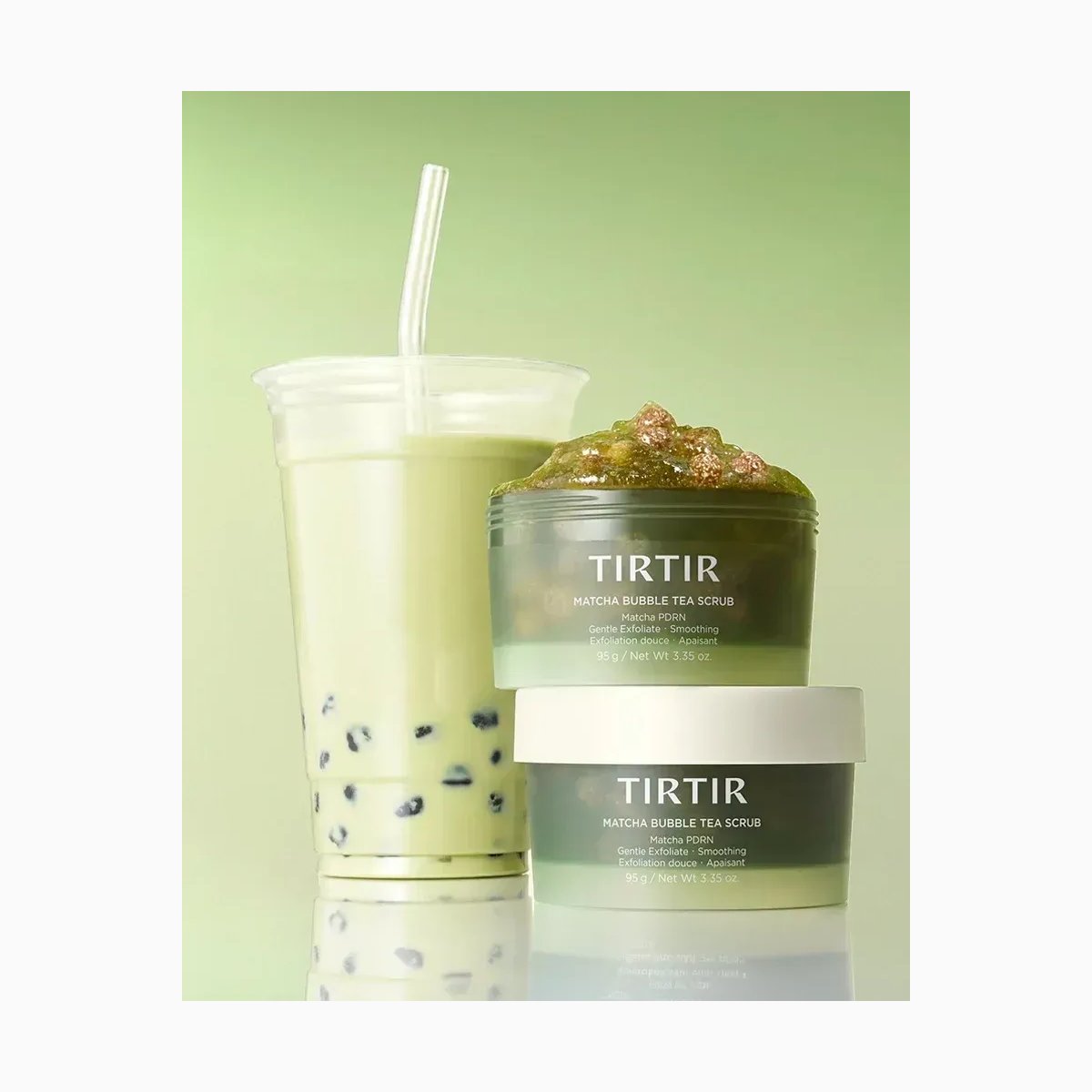TIRTIR MATCHA BUBBLE TEA SCRUB