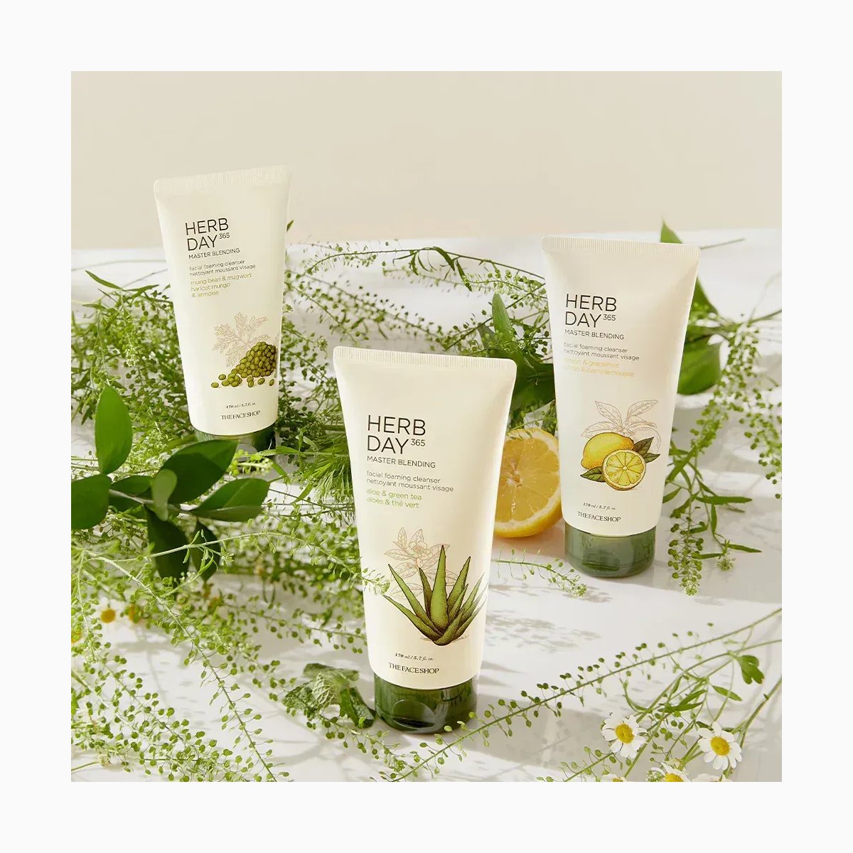 TFS HERB DAY 365 FOAMING CLEANSER LEMON&