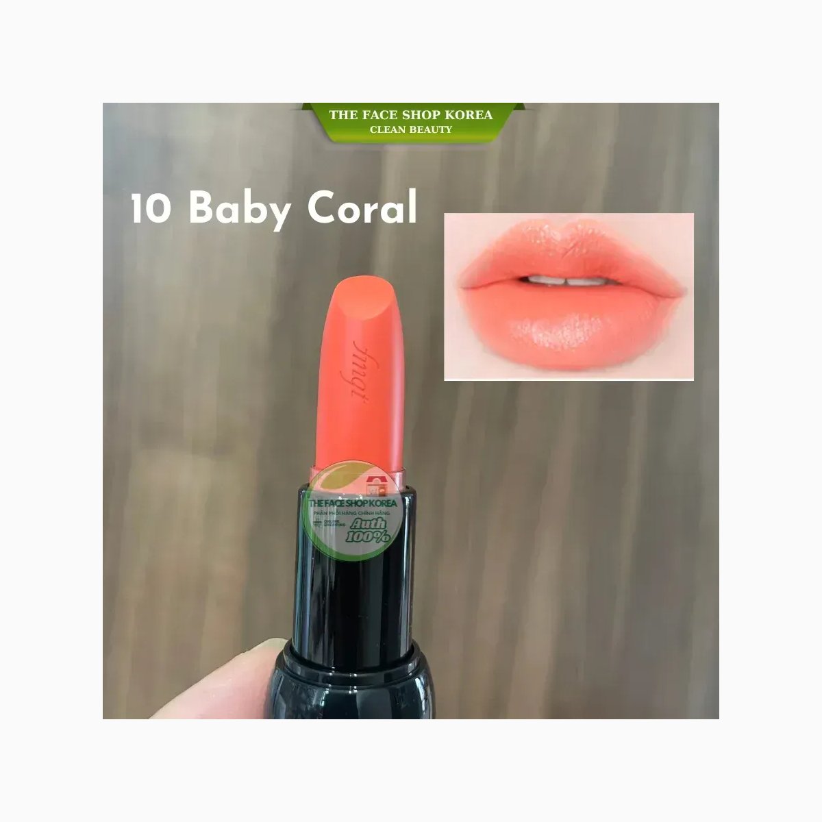 NEW BOLD SHEER GLOW LIPSTICK 10 BABY COR