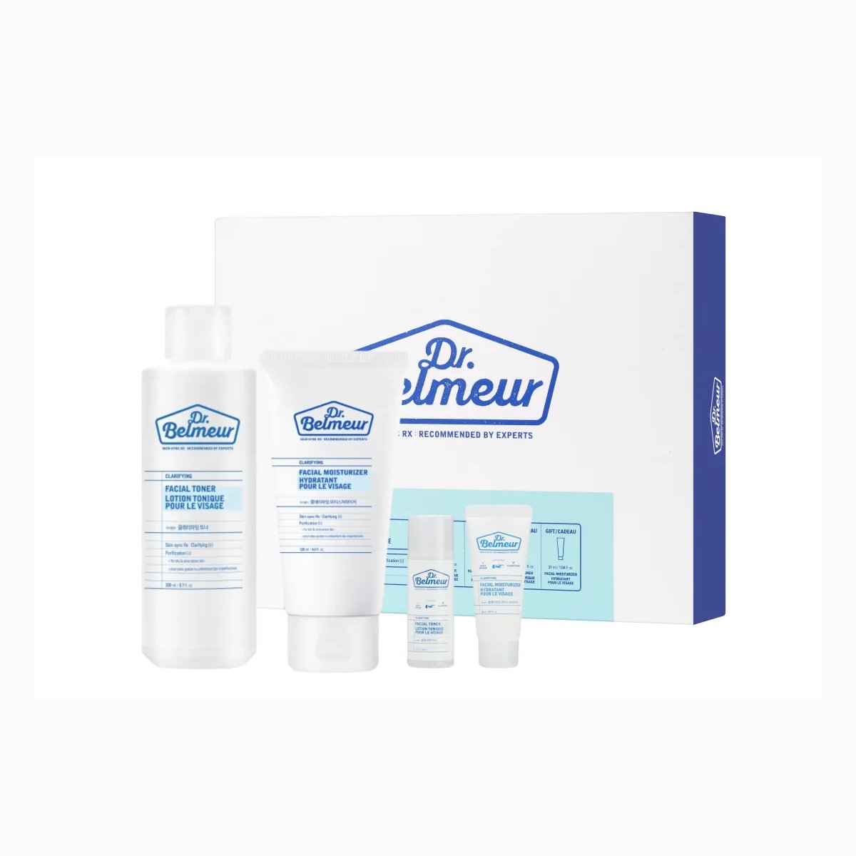 DR.BELMEUR CLARIFYING SKINCARE SET (3PCS
