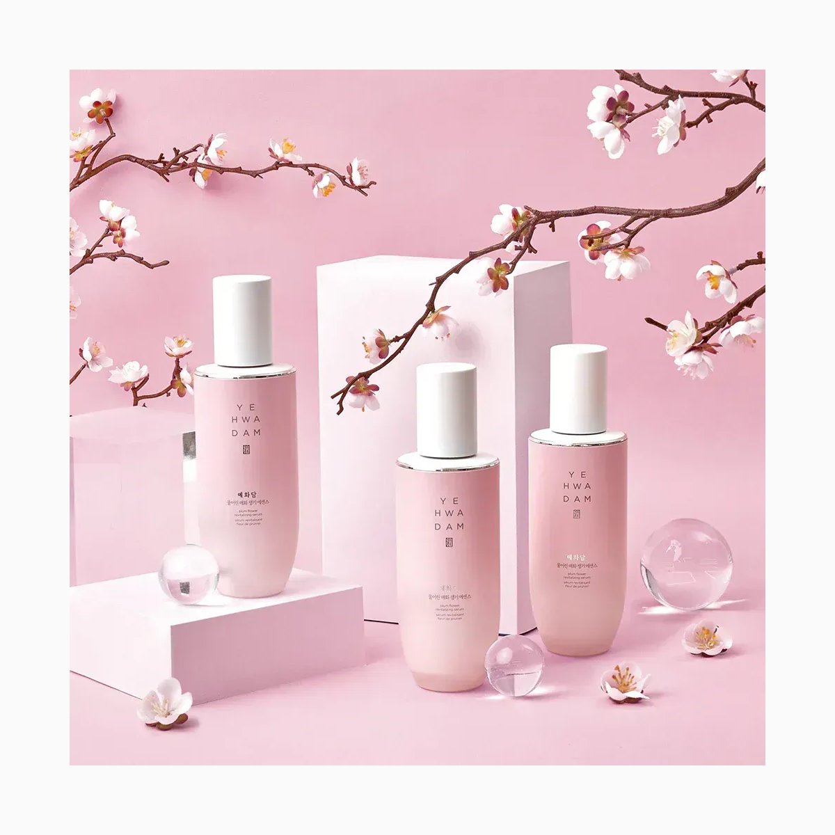 YEHWADAM PLUM FLOWER REVITALIZING SERUM.