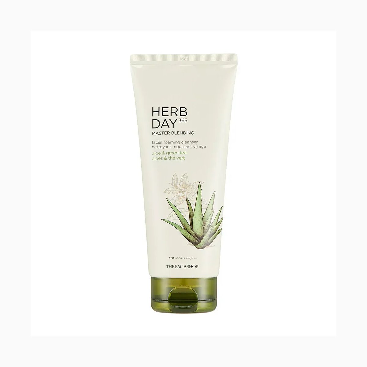 HERBDAY FOAMCLEANSER ALOE&GREENTEA 300