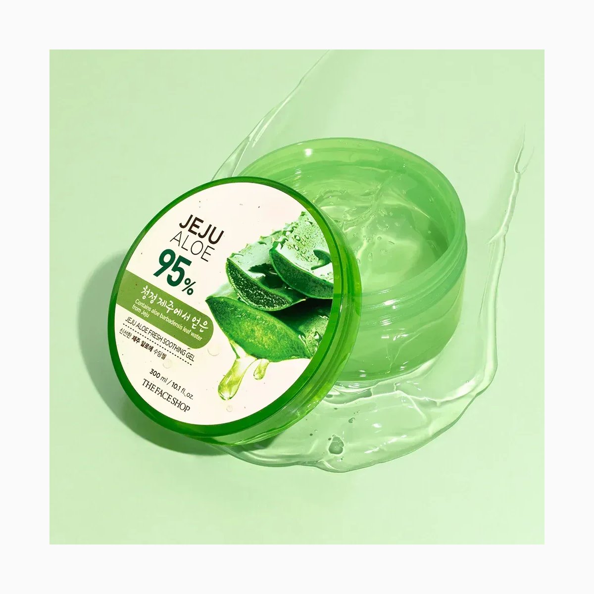 THEFACESHOPJEJU ALOE FRESH SOOTHING GEL.