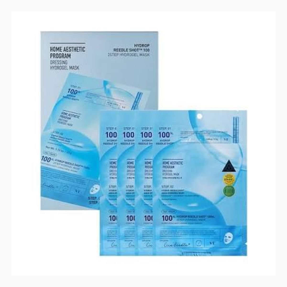 VT HYDROP REEDLE SHOT 2STEP HYDROGEL MASK (4EA)