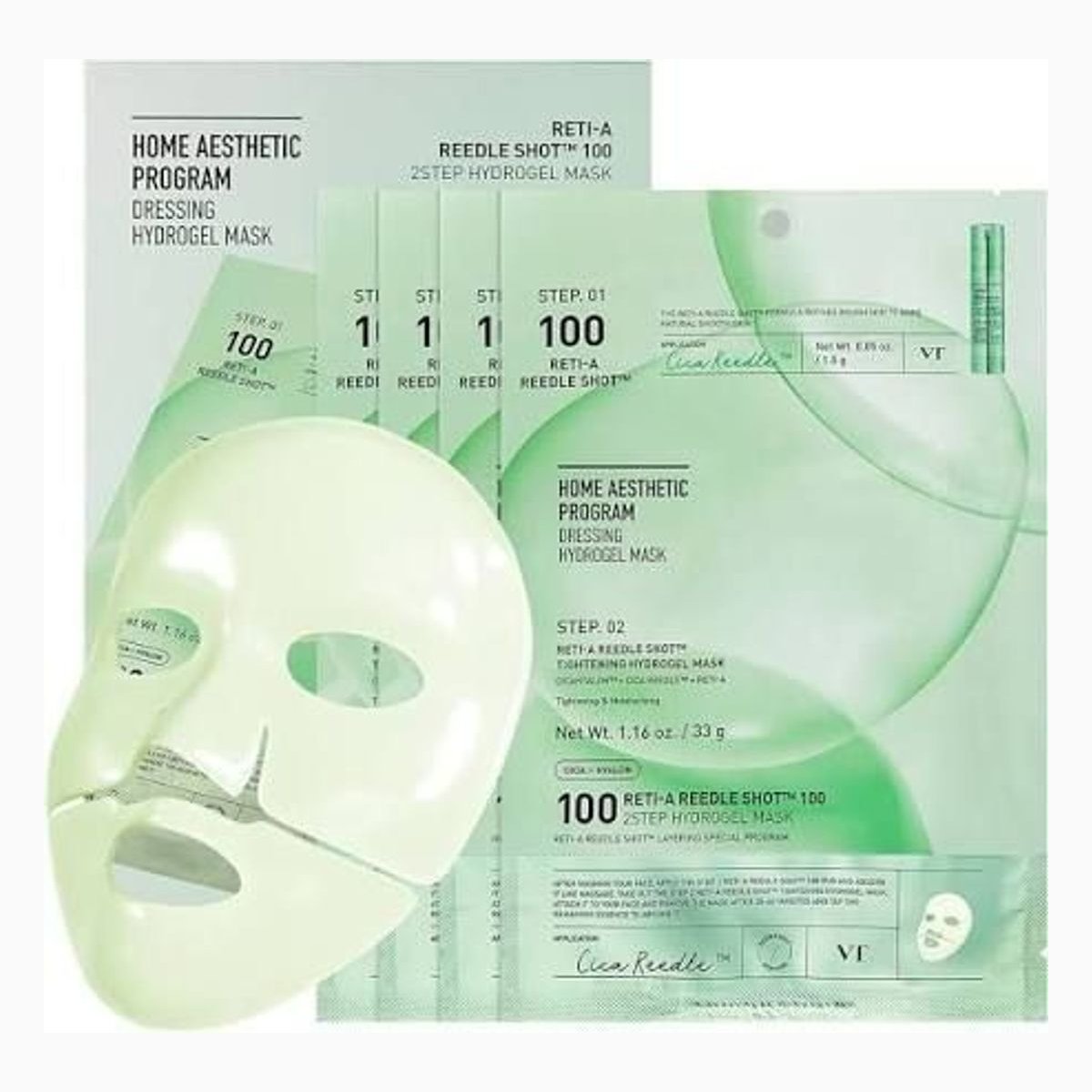 VT RETI-A REEDLE SHOT 2TEP HYDROGEL MASK (4EA)