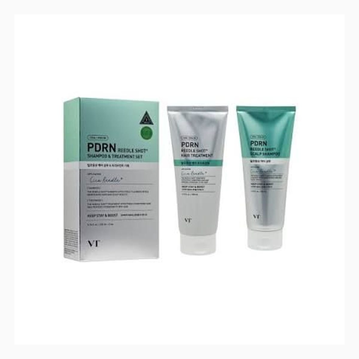 VT PDRN REEDLE SHOT SHAMPOO, TREATMENT DUO SET