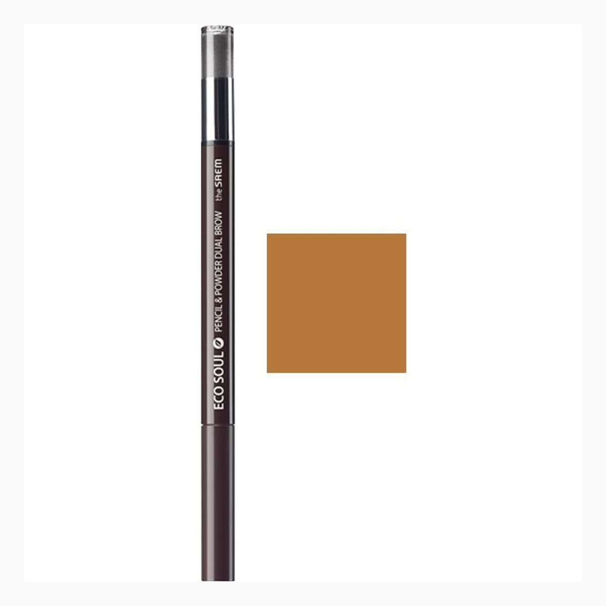 Eco Soul Pencil & Powder Dual Brow 01 Natural Brown