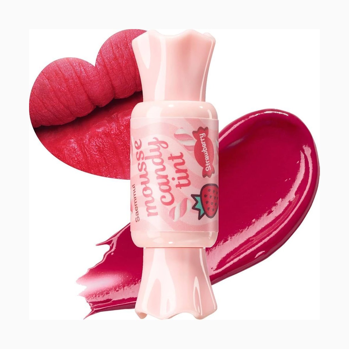 Saemmul Mousse Candy Tint 02 Strawberry Mousse
