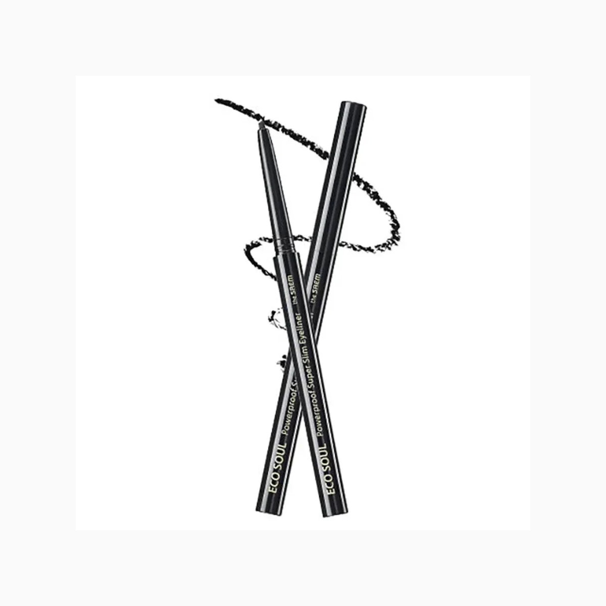 Eco Soul Powerproof Super Slim Eyeliner BK01 Night Black