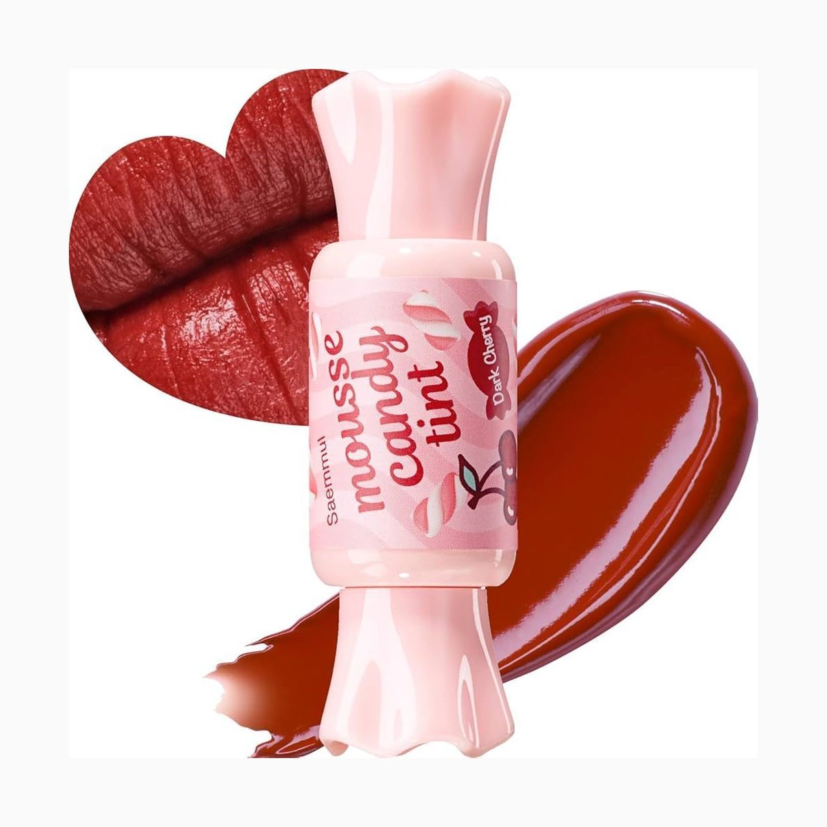 Saemmul Mousse Candy Tint 07 Dark Cherry Mousse