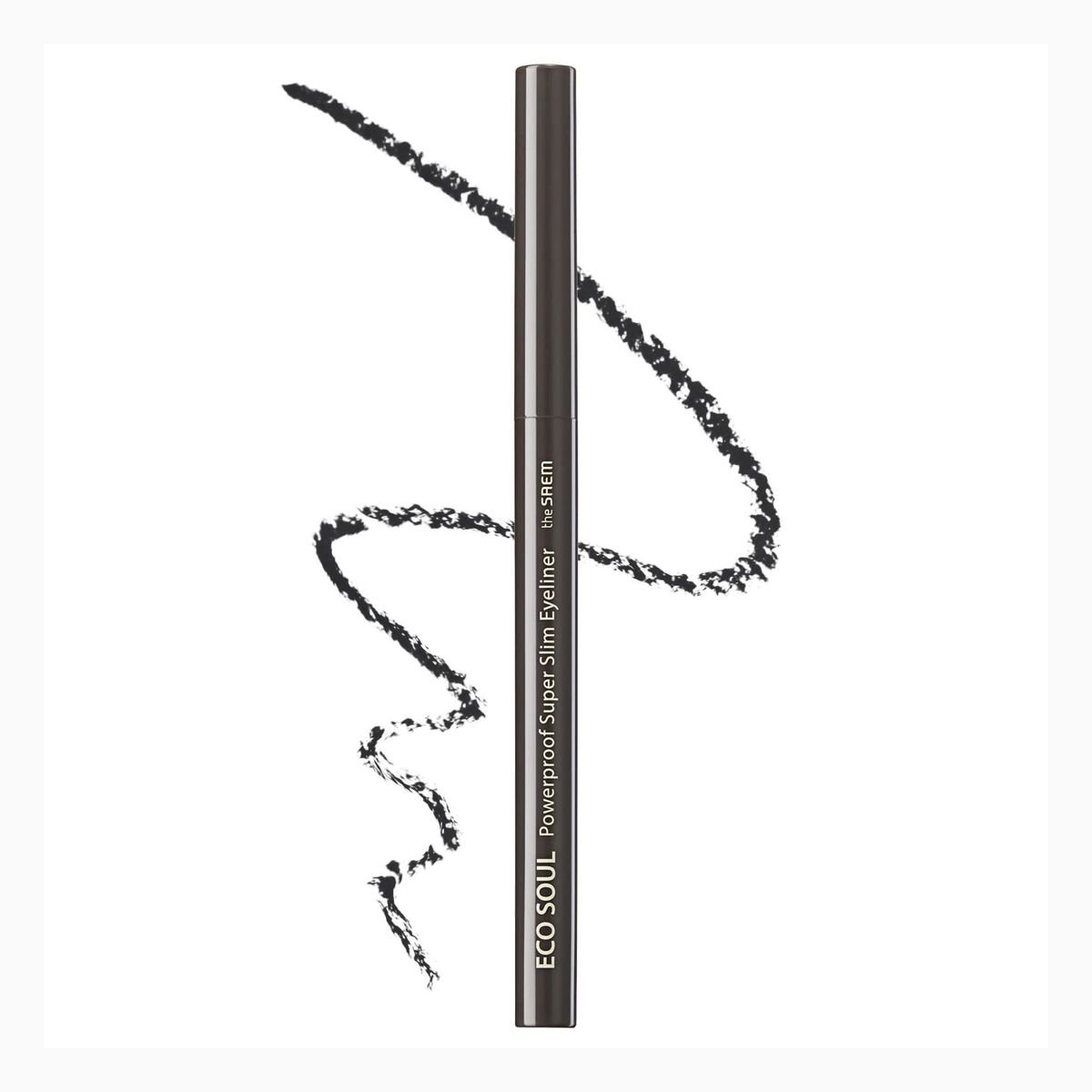 Eco Soul Powerproof Super Slim Eyeliner BK02 Ash Black
