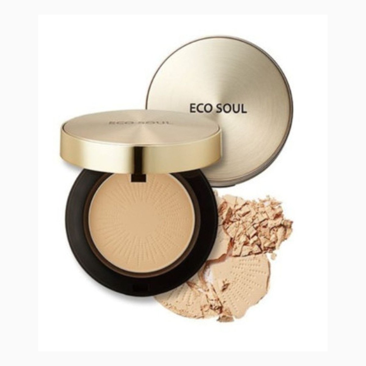 Eco Soul Luxury Gold Pact 21 Light Beige