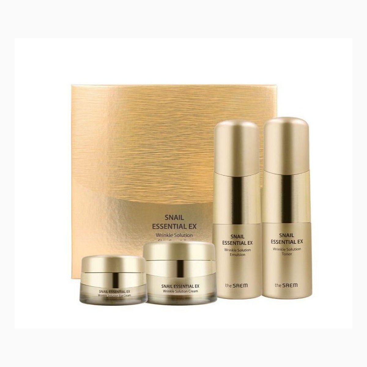 Snail Essential EX Wrinkle Solution Skin Care 3 Set