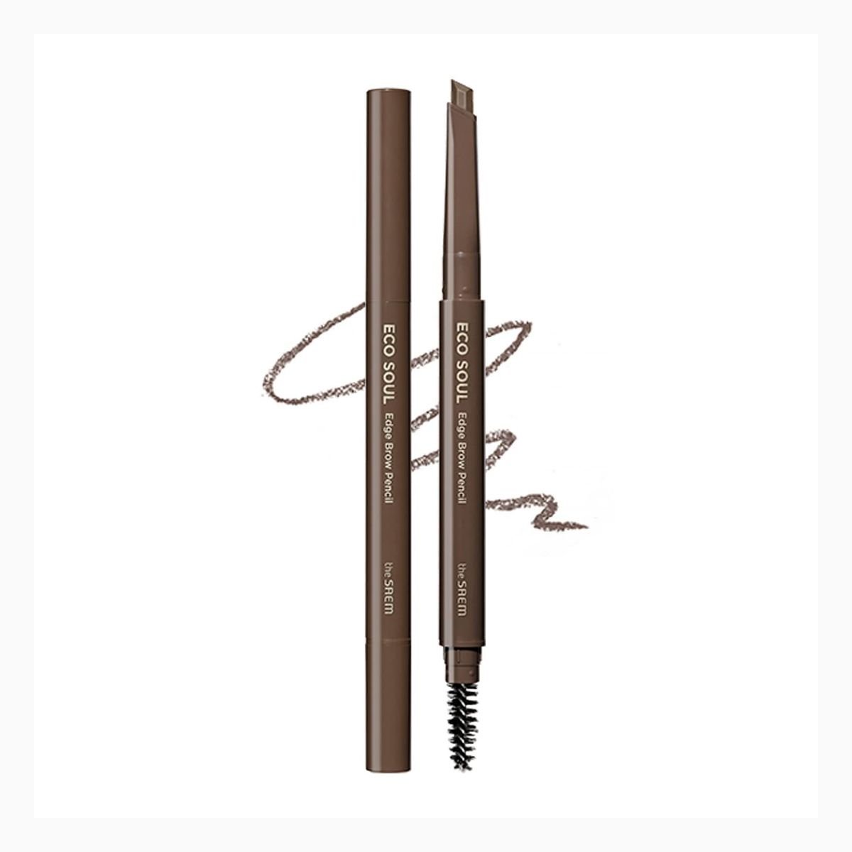 Eco Soul Edge Brow Pencil 02 Deep Brown