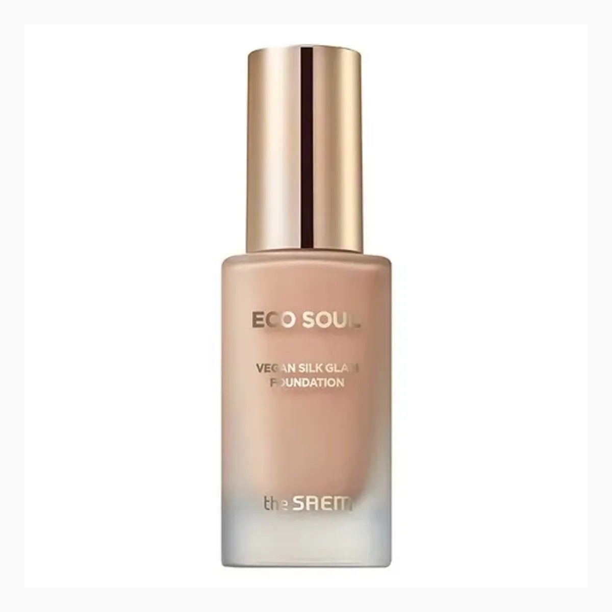 Eco Soul Vegan Silk Glam Foundation 23 natural beige