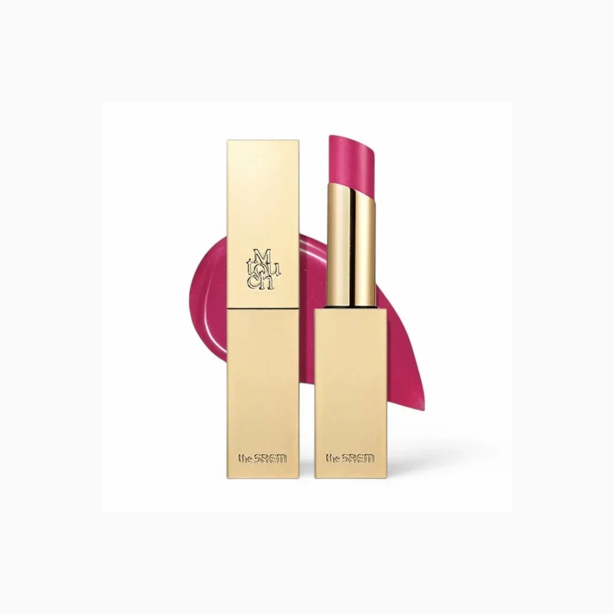M Touch Shine Lipstick PK04 Cherry blush