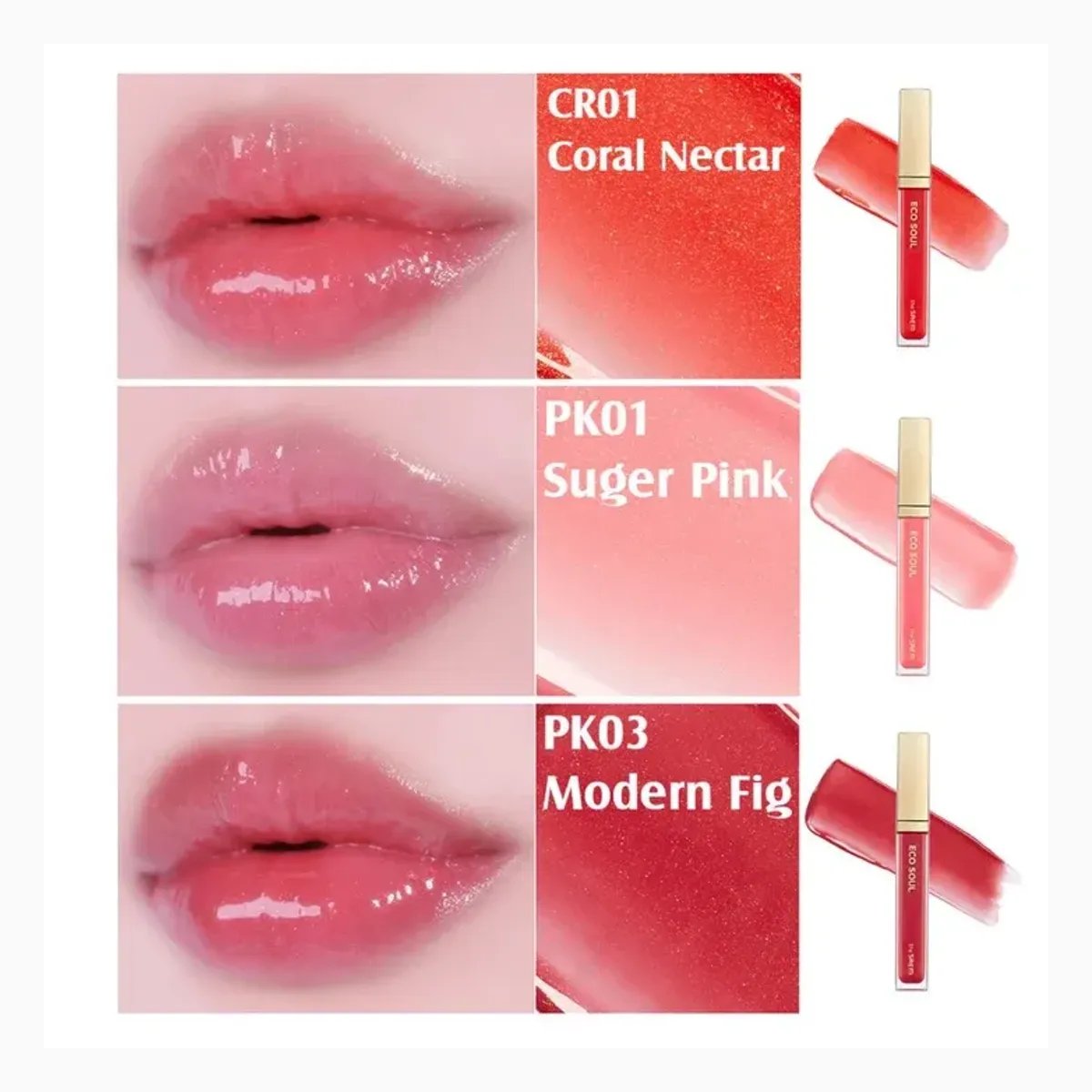Eco Soul Shine Lip Gloss PK03 Modern Fig