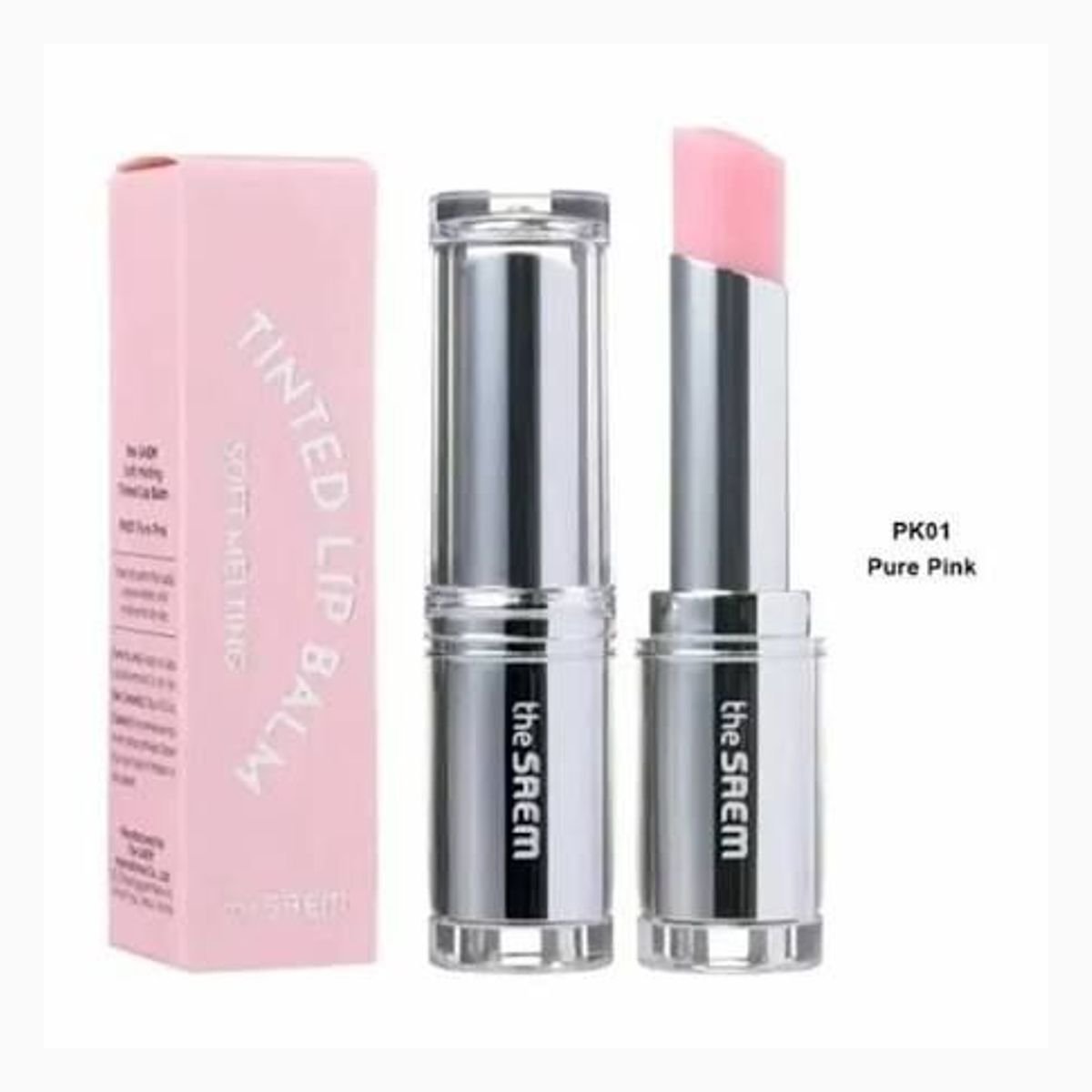 Soft Melting Tinted Lip Balm PK01 Pure Pink