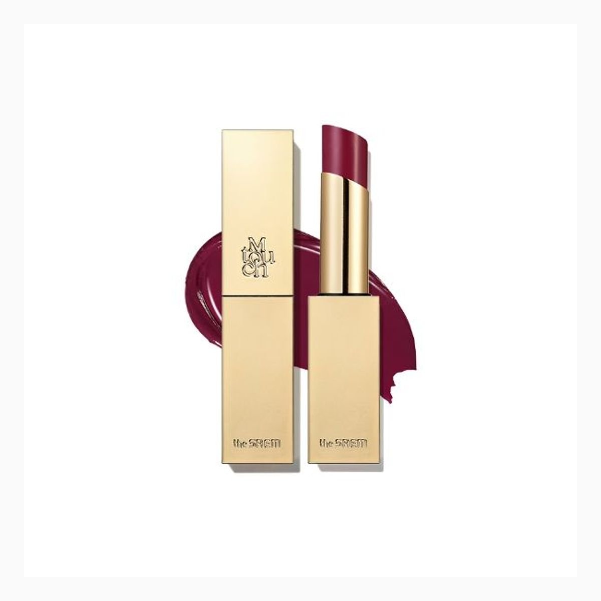 M Touch Shine Lipstick PP01 Fuchsia plum