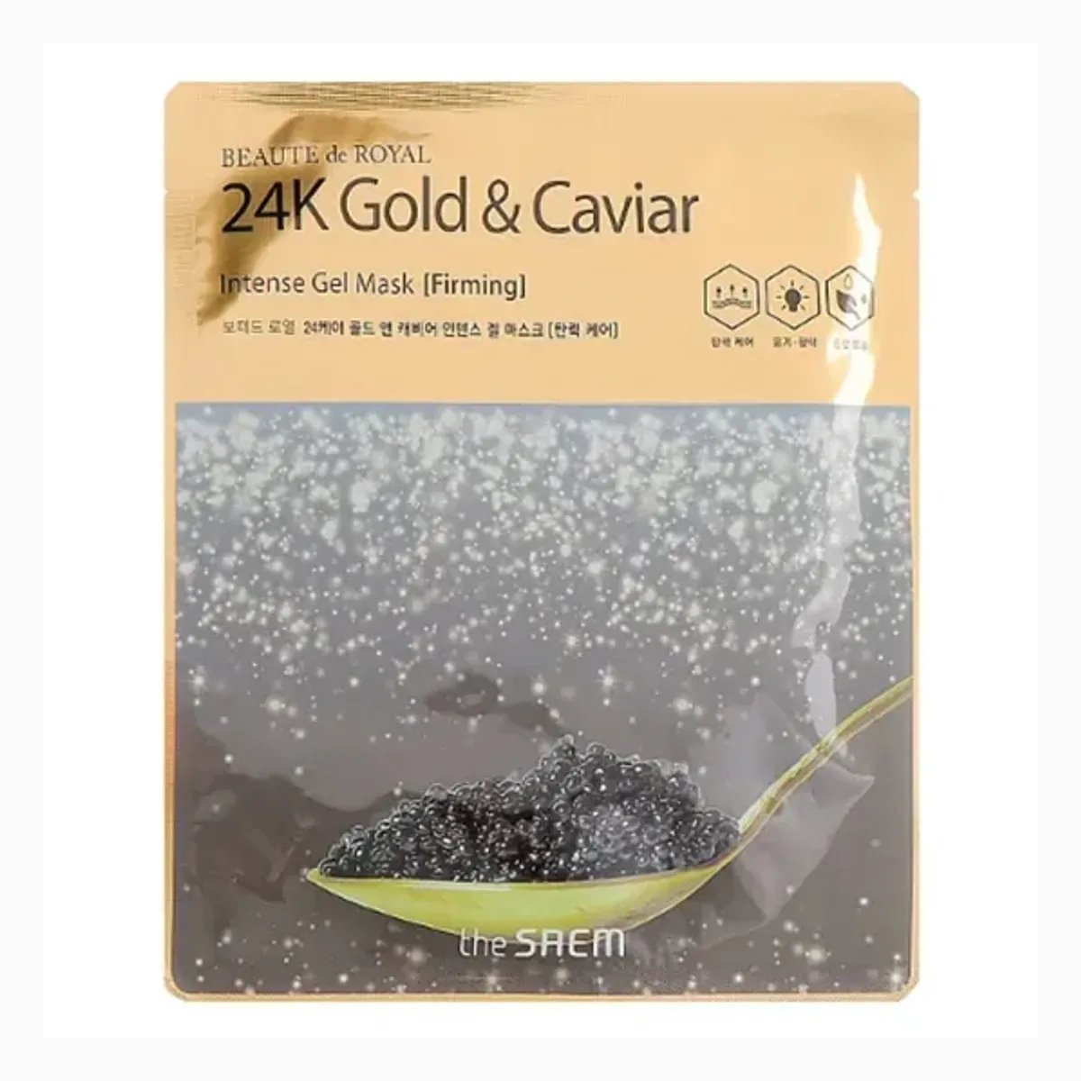 Beaute de Royal 24K Gold & Caviar Intense Gel Mask (10pcs)