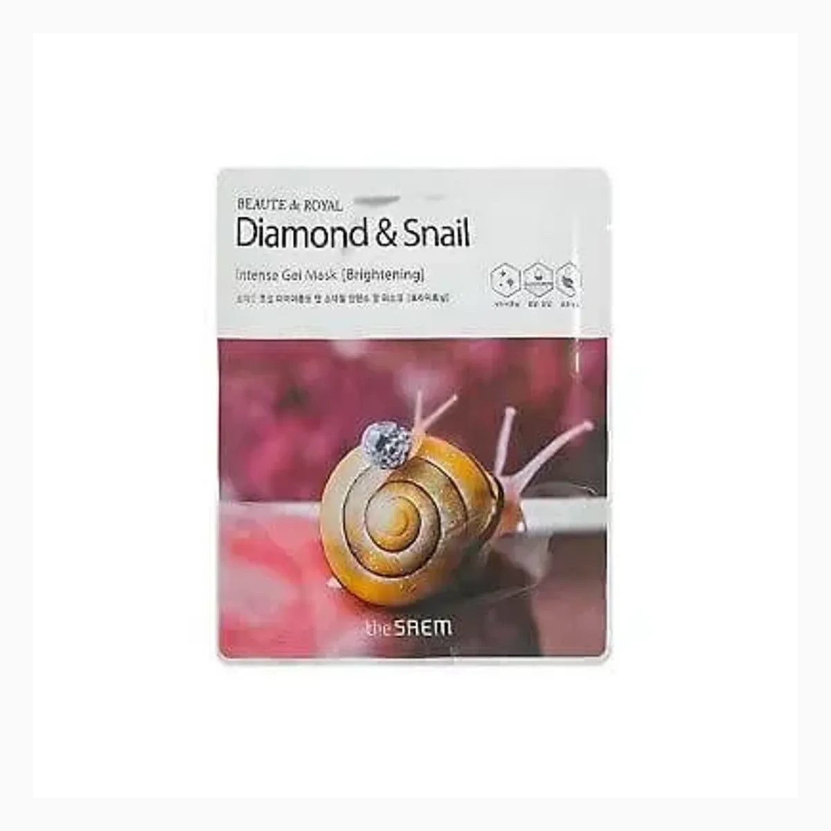 Beaute de Royal Diamond & Snail Intense Gel Mask (10pcs)