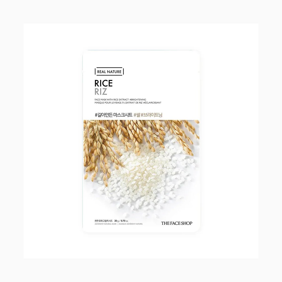 REAL NATURE.RICE FACE MASK