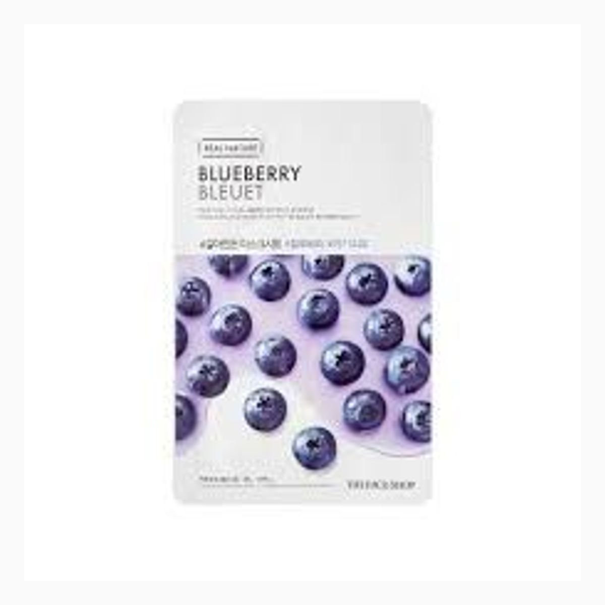 REAL NATURE.BLUEBERRY FACE MASK
