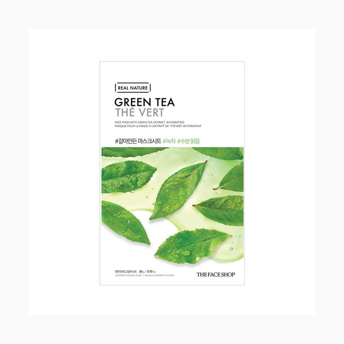 REAL NATURE.GREEN TEA FACE MASK