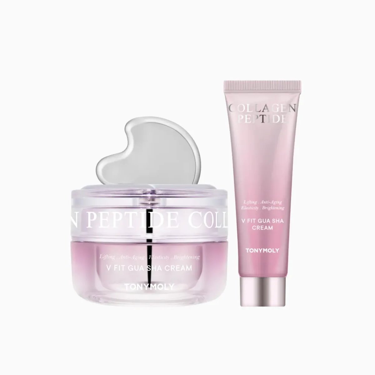 COLLAGEN PEPTIDE V FIT GUA SHA CREAM SET
