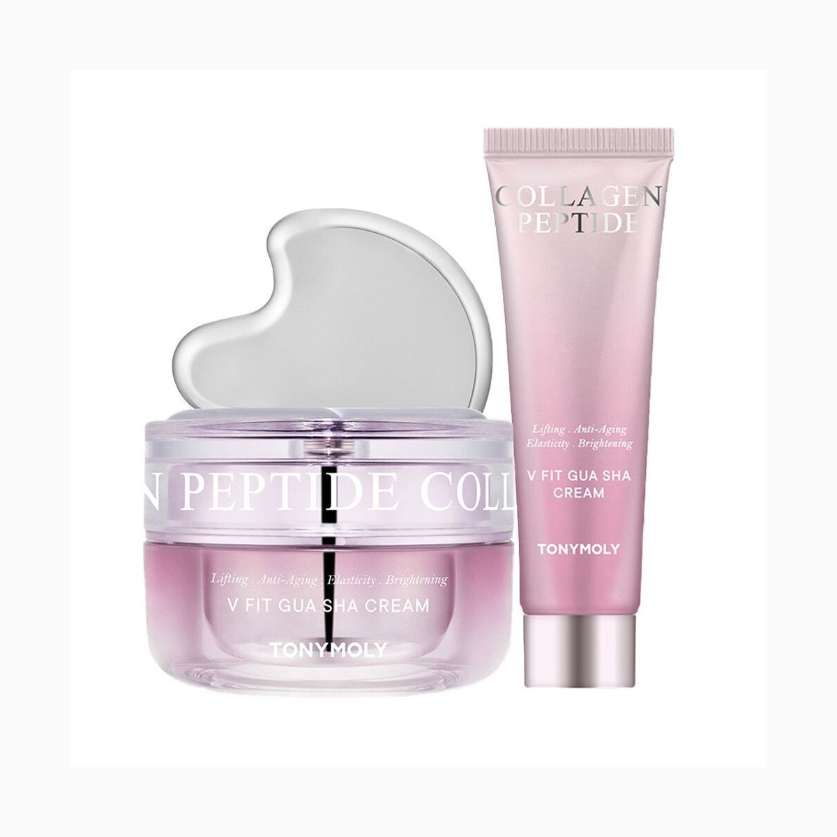 collagen peptide ampoule n gua sha cream