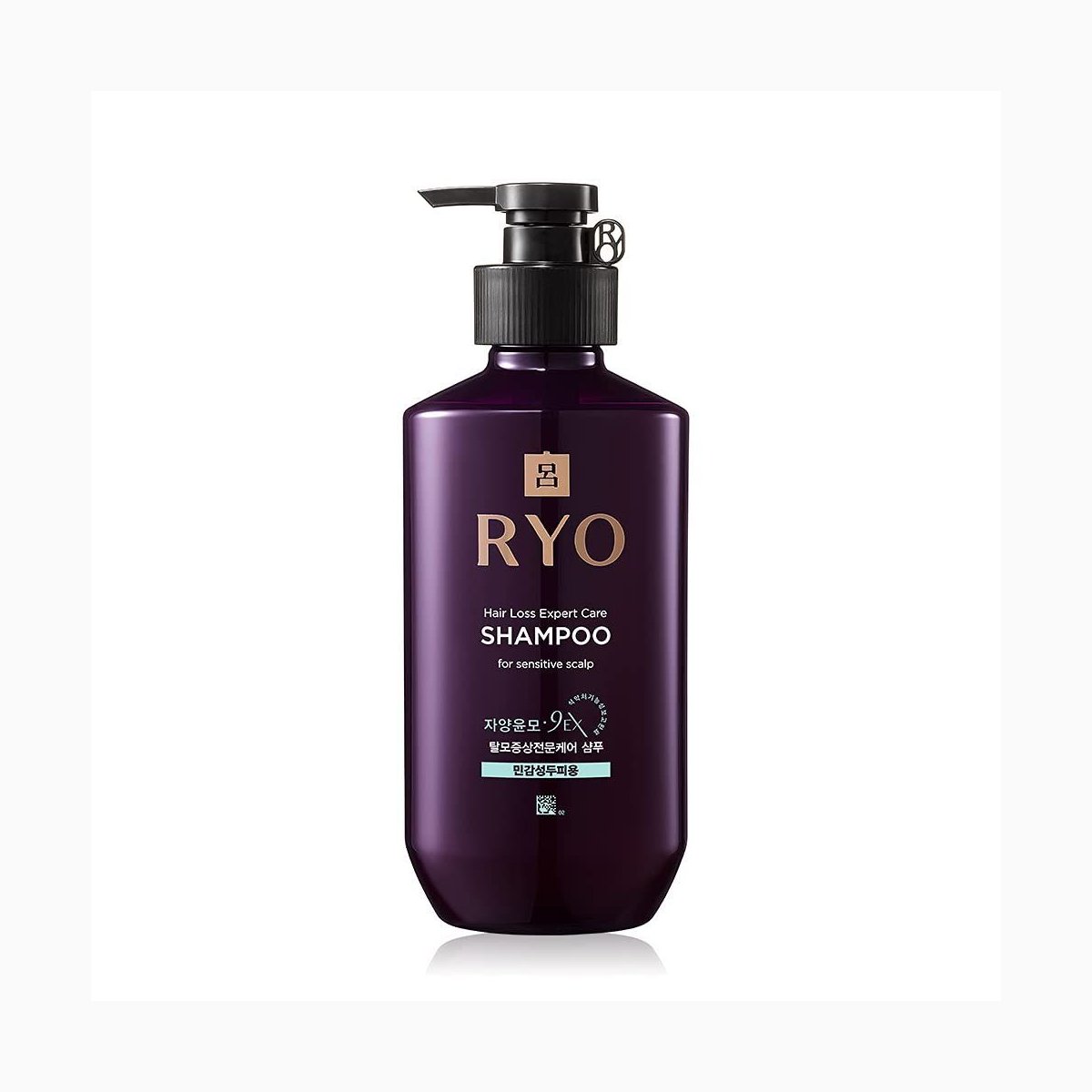 Ryo Jayang 9ex hair loss professional care shampoo) sensitive) 400ml) 21