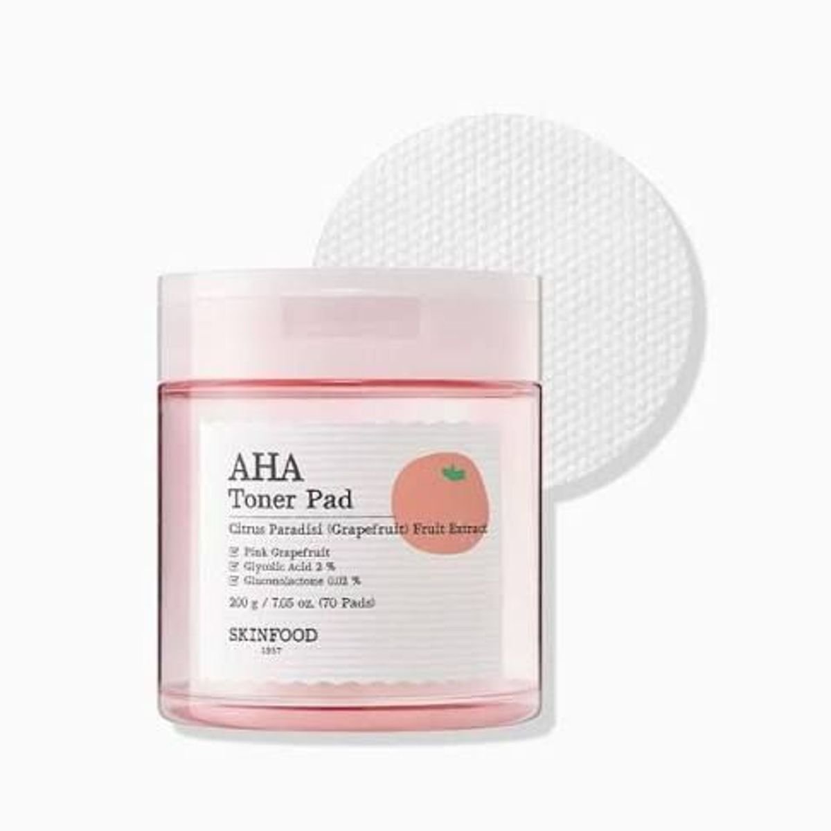 PINK GRAPEFRUIT AHA TONER PAD