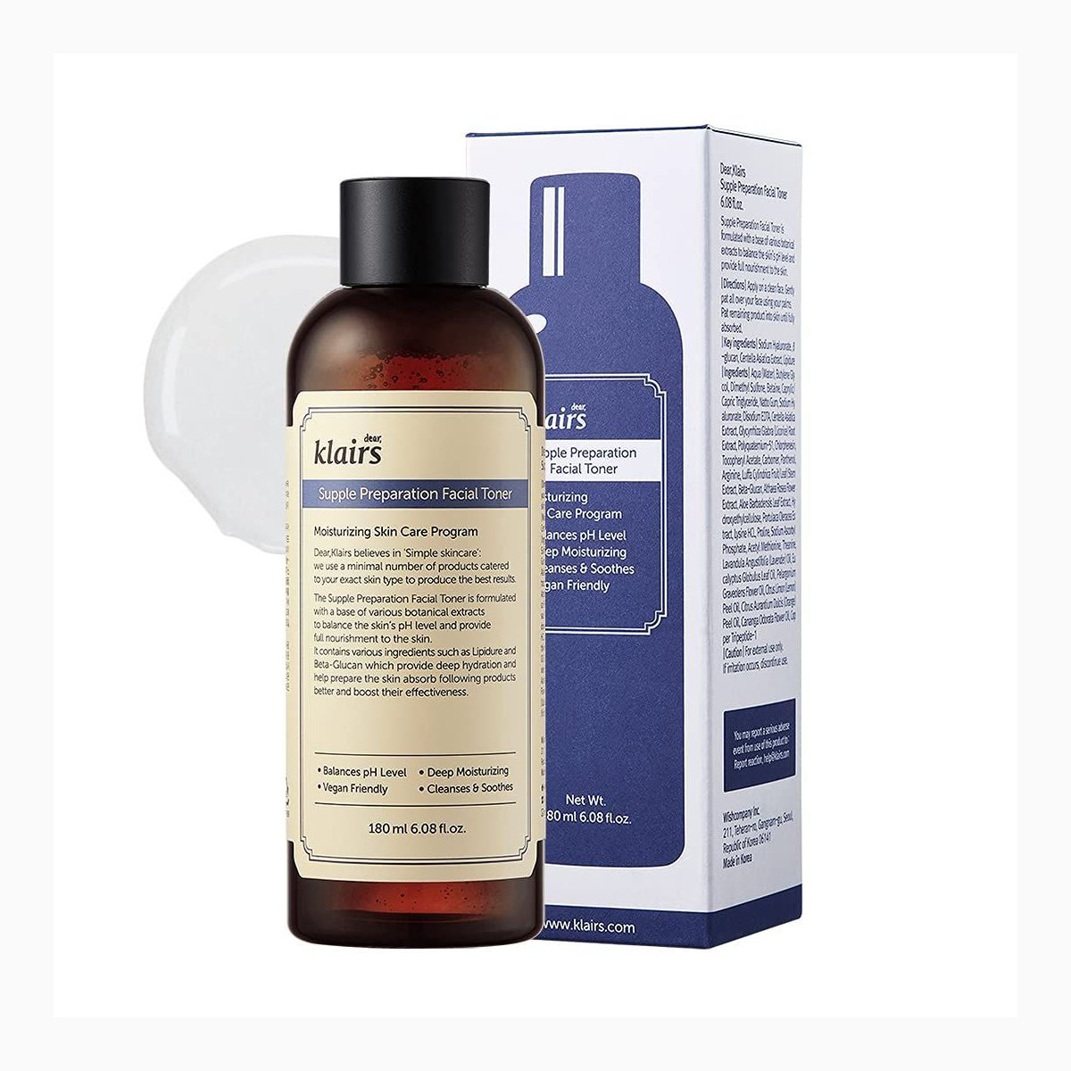 Dear, Klairs Supple Preparation Facial Toner 180 mL
