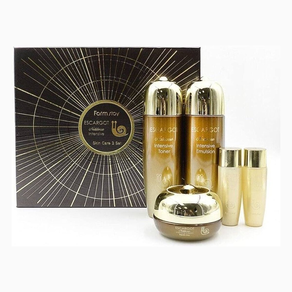 FARMSTAY ESCARGOT NOBLESSE INTENSIVE SKIN CARE 3 SET