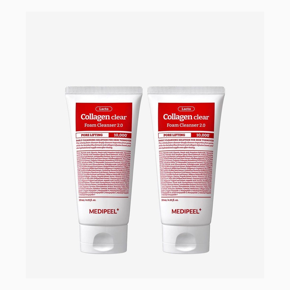 Medipeel MEDIPEEL RED LACTO COLLAGEN CLEAR FOAM CLEANSER 2.0