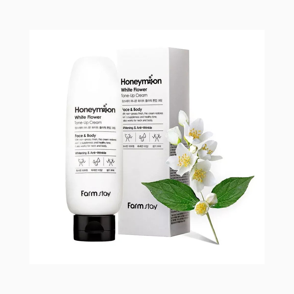 FARMSTAY HONEYMOON WHITE FLOWER TONE-UP CREAM