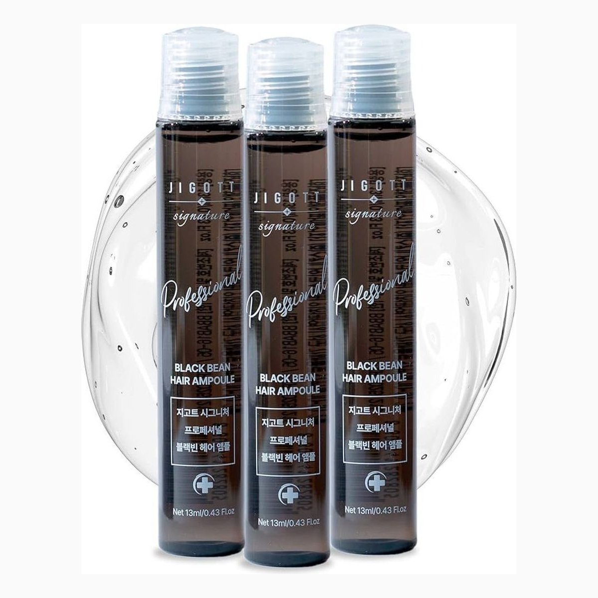 Jigott Signature Professional Black Bean Hair Ampoule 13ml 10EA