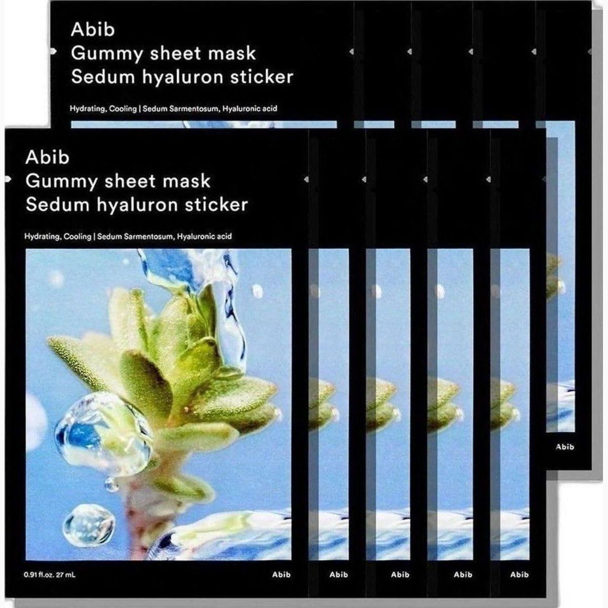 Abib Gummy sheet mask
Sedum Hyaluron sticker