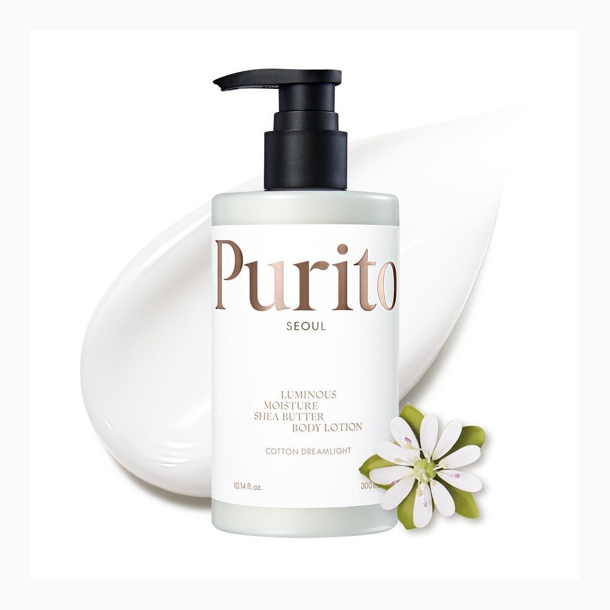 PURITO Luminous Moisture Shea Butter Body Lotion Cotton Dreamlight