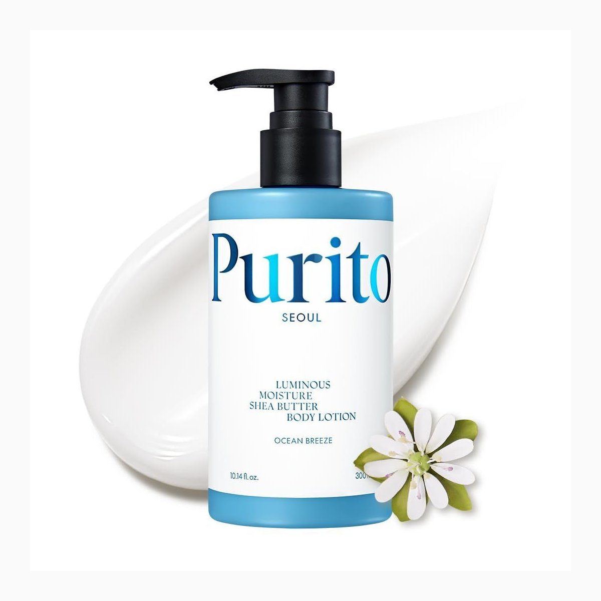 PURITO Luminous Moisture Shea Butter Body Lotion Ocean Breeze