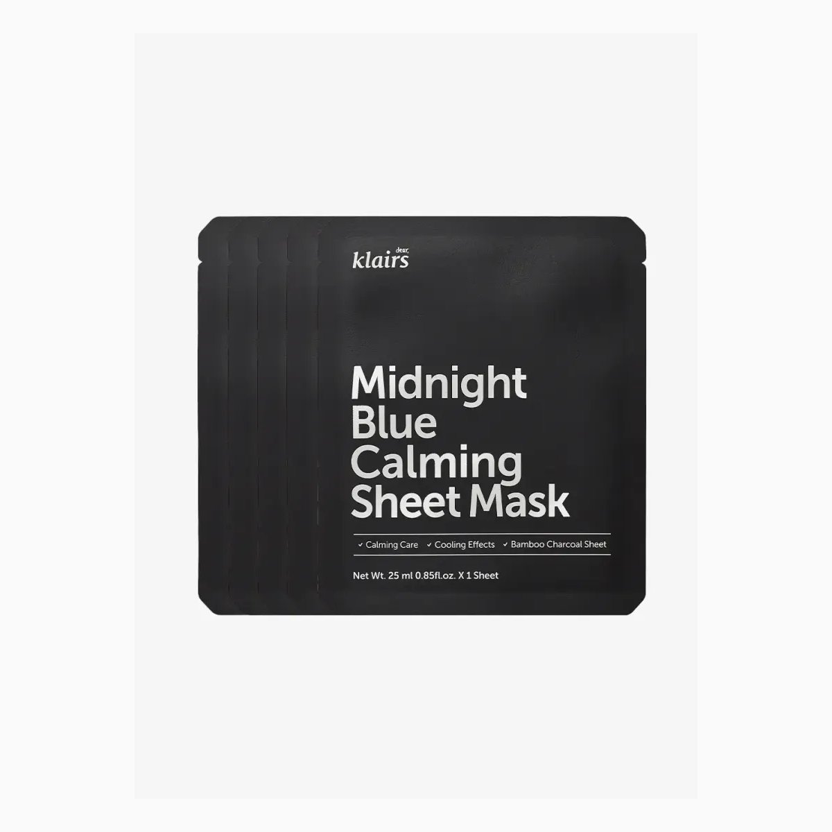 Dear, Klairs Midnight Blue Calming Sheet Mask 25 mL (5 EA)