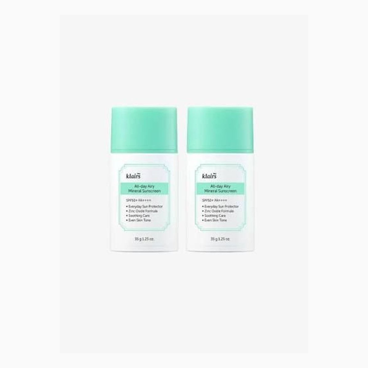 Dear, Klairs All-day Airy Mineral Sunscreen 35 g 1+1 Special set