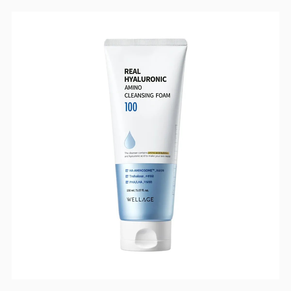 Wellage Real Hyaluronic Amino Cleansing Foam