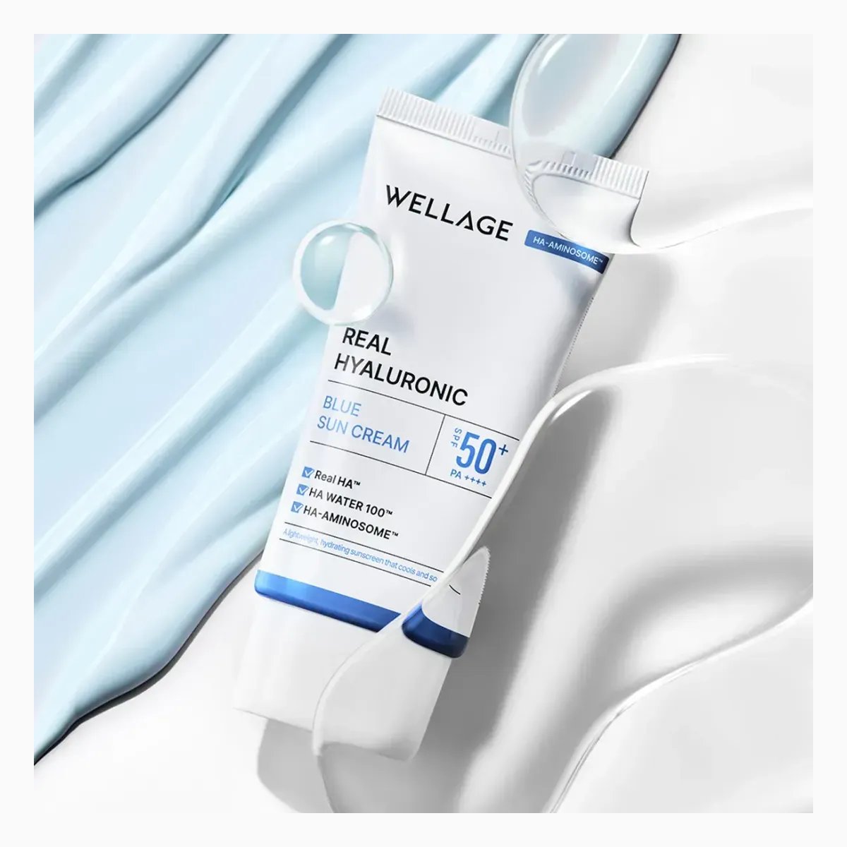 Wellage Real Hyaluronic Blue Suncream