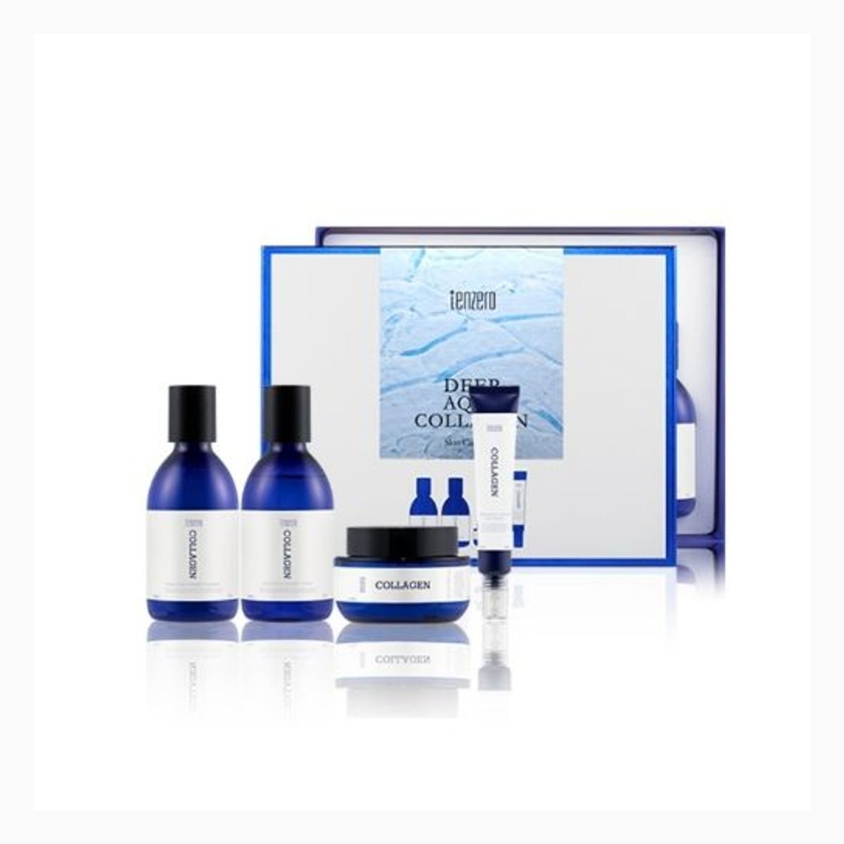 TENZERO DEEP AQUA COLLAGEN SKIN CARE 4 SET