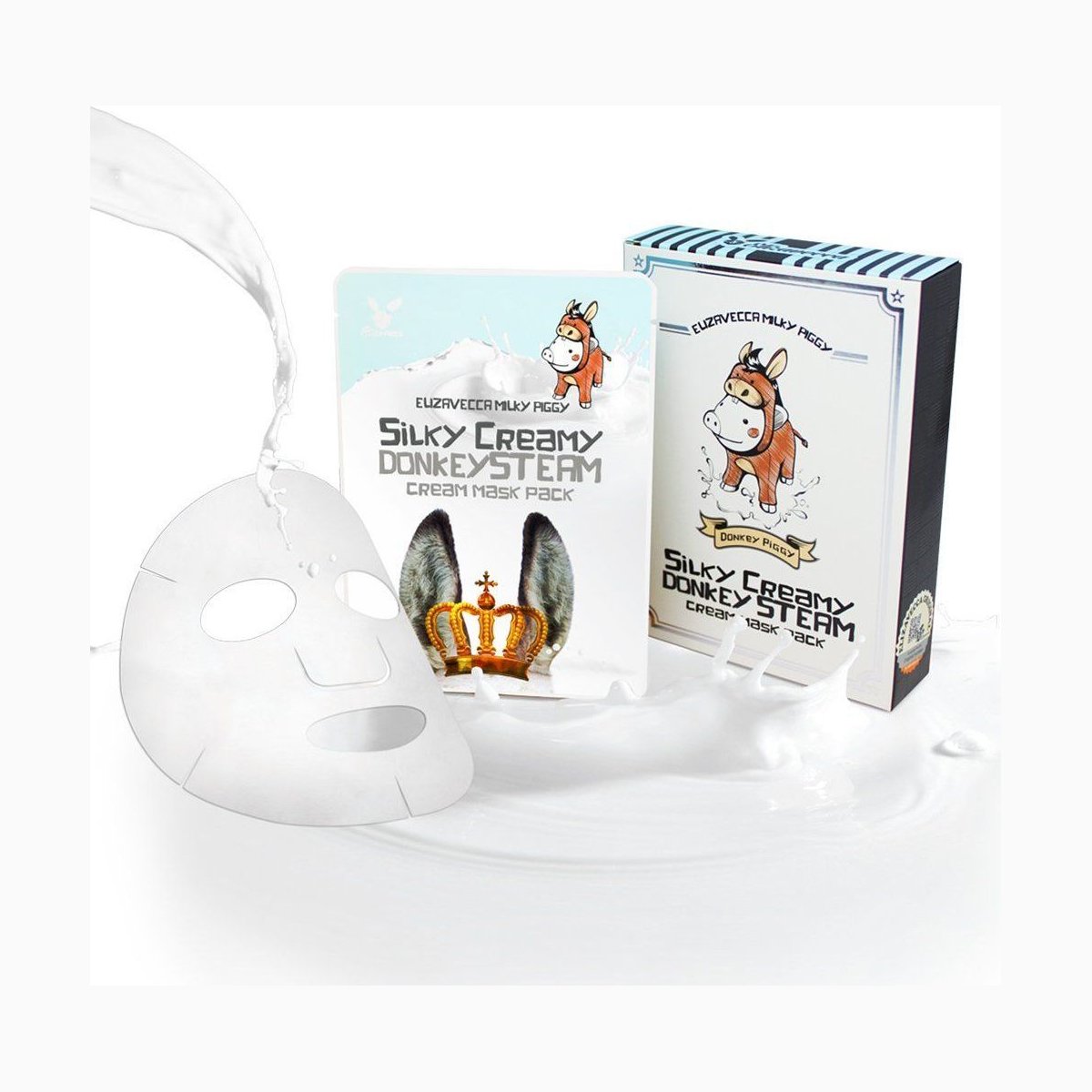 Milky Piggy Silky Creamy Donkey Steam Cream Mask Pack